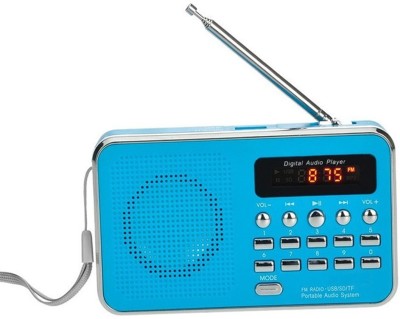 

CRETO BT-SM74 Portable Radio/Fm Mp3 Player Support USB Pendrive, Aux & SD card FM Radio(Blue)