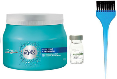 

L'Oreal Paris Hair Spa Vitalizing Cream Bath 490 gm All hair type.(490 g)