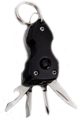 StealODeal Multipurpose - Swiss Knife | Bottle Opener|Torch| Screwdriver| Key Chain