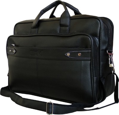 SM 15.6 inch Laptop Messenger Bag(Black)