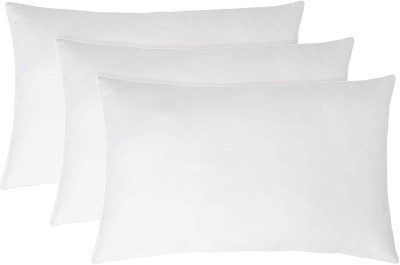 Changers Polyester Fibre Solid Sleeping Pillow Pack of 3(White)