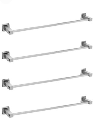 varulax by VARULAX SUNSHINE SQUARE Stainless Steel 18 INCHE Towel ROD FOR BATHROOM/ Towel Holder/ Unique Bath Towel Stand/ TOWEL RACK/ Towel Hanger Silver/ Bathroom Accessories 18 inch 4 Bar Towel Rod (STAINLESS STEEL) (PACK OF 4) silver Towel Holder(Stainless Steel, Aluminium, White Metal)