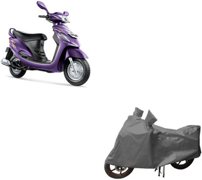Anlopeproducts Waterproof Two Wheeler Cover for Mahindra(Rodeo UZO, Grey)