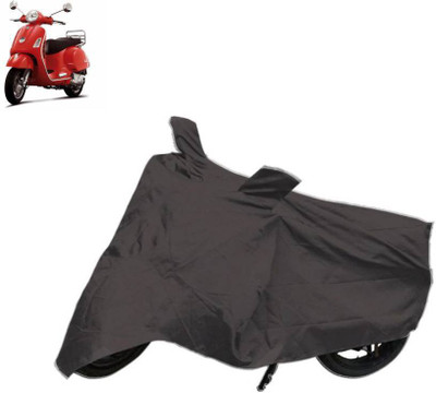 COVERPLANET Two Wheeler Cover for Piaggio(Piaggio Vespa, Grey)