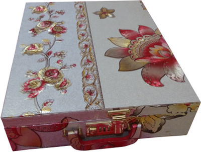 

Haryana Craft New Design Bangles Box in 6 rods with lock system Size:(38*32*9 CM), Jewelry Box, vanity box Vanity Box(Multicolor)