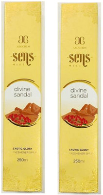 AROCHEM Divin Sandal Spray Divine Sandal Air Freshener 250 ML Each (Pack of 2)(2 x 250 ml)