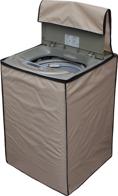 LITHARA Top Loading Washing Machine  Cover(Width: 53.34 cm, Beige)
