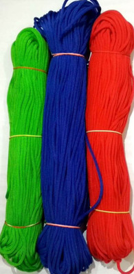 CHL MACRAME 3 COLORS SET 0F 150 M LITE BLUE,RED,GREEN