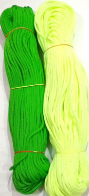 CHL MACRAME SET OF 2 COLOR 89 lite green with green