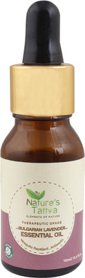 

Nature's Tattva Bulgarian Lavender Essential Oil, Therapeutic Grade, 15ml(15 ml)