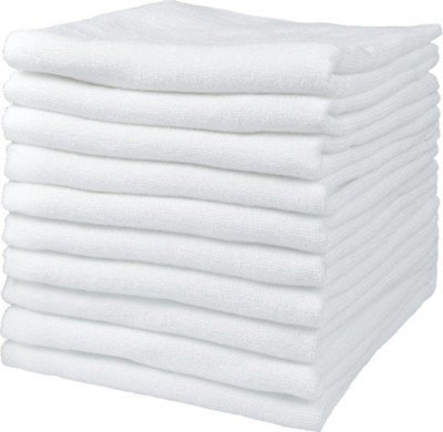 Earth Ro System Cotton 350 GSM Bath Towel Set(Pack of 10)