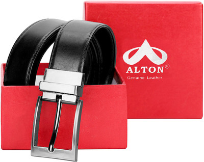 ALTON Men Casual, Party, Formal Brown, Black Genuine Leather Reversible Belt