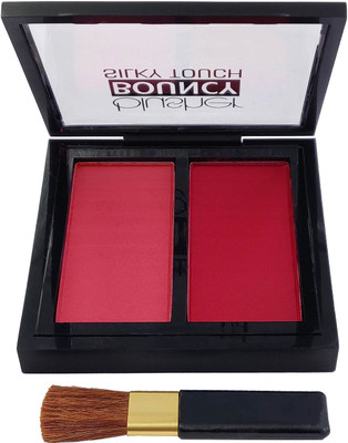 

One Personal Care 2 in 1 Bouncy Silky Touch Blusher (Scarlet Red-12)(Red, Pink)