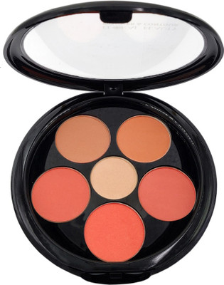 

One Personal Care 6 in 1 Floral Beauty Blusher & Contour (161-03)(Brown, Peach, Pink, Red, Gold Beige, Orange)