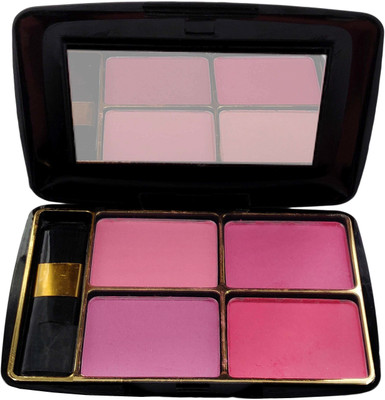 

One Personal Care 4 Color Blusher Fashion Make Up Kit (02)(Baby Pink, Thulian, Punch, Rpgue)
