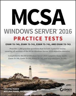 MCSA Windows Server 2016 Practice Tests(English, Electronic book text, Panek Crystal)