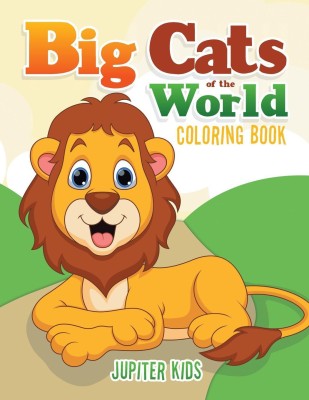 Big Cats of the World Coloring Book(English, Paperback, Jupiter Kids)