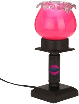 AFAST Colorful Magical Lighting Effects-BT57 Wood, Glass 1 - Cup Candle Holder(Black, Pink, Pack of 1)