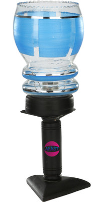AFAST Effects-BT102 Wood, Glass 1 - Cup Candle Holder(White, Blue, Black, Pack of 1)