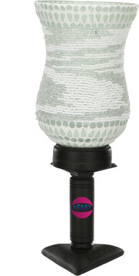 AFAST Colorful Magical Lighting Effects-BT40 Wood, Glass 1 - Cup Candle Holder(Multicolor, Pack of 1)