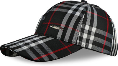 iSweven Checkered Sports/Regular Cap Cap