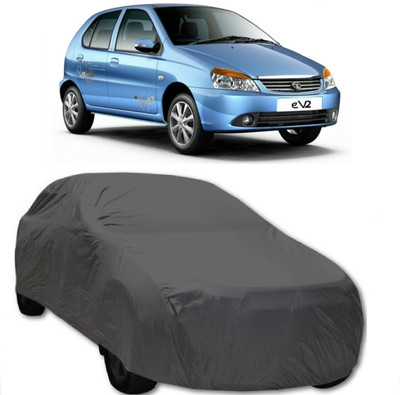 AutoKick Car Cover For Tata Indica eV2 (Without Mirror Pockets)(Grey)