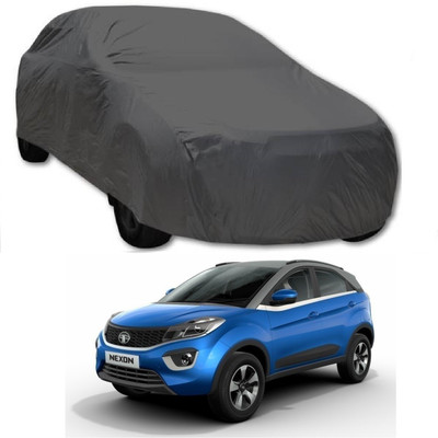 AutoKick Car Cover For Tata Nexon (Without Mirror Pockets)(Grey)