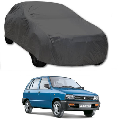 AutoKick Car Cover For Maruti Suzuki 800 (Without Mirror Pockets)(Grey)