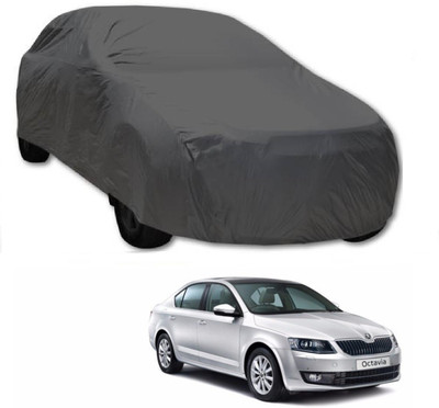 AutoKick Car Cover For Skoda Octavia (Without Mirror Pockets)(Grey)