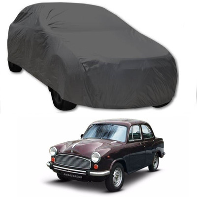 AutoKick Car Cover For HM Ambassador MPFi (Without Mirror Pockets)(Grey)