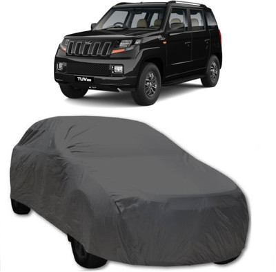 AutoKick Car Cover For Mahindra TUV300 (Without Mirror Pockets)(Grey)