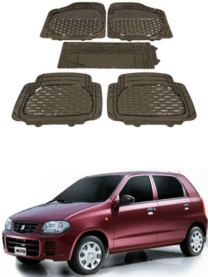 Autoxygen Rubber Standard Mat For  Maruti Suzuki Alto(Brown)