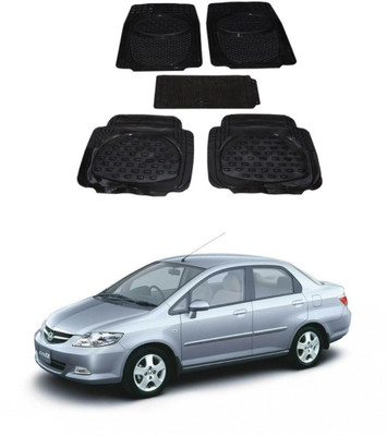 Autoxygen Rubber Standard Mat For  Honda City(Black)