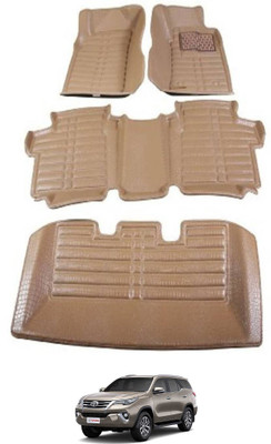 EIAC Rubber, Plastic 5D Mat For  Toyota New Fortuner(Beige)