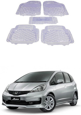 Autoxygen Rubber Standard Mat For  Honda Jazz(White)