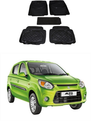 Autoxygen Rubber Standard Mat For  Maruti Suzuki Alto 800(Black)