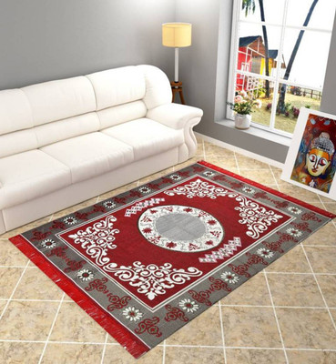 THE FRESH LIVERY Multicolor Cotton Carpet(4 ft,  X 6 ft, Rectangle)