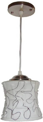 AFAST Central & Corner Hanging Pendant Ceiling Light Lamp With Colorful Glass Shade & All Fitting & Fixture 28 Pendant Lamp Ceiling Lamp(Black, White)