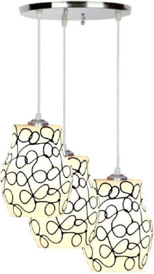 Somil LED Compatible Home Ceiling Pendant Hanging Lamp Light -A27 Pendant Lamp Ceiling Lamp(White, Black)