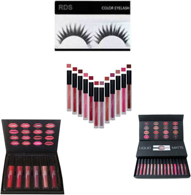 RDS 3 set lipstick , eyelashes(Set of 4)