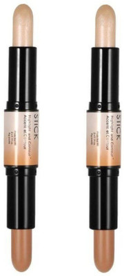 

BAGRIA 2IN1 HIGHTLIGHT AND CONTOUR STICK Concealer (ALABASTER, NUTTY) Concealer(ALABASTER, NUTTY)