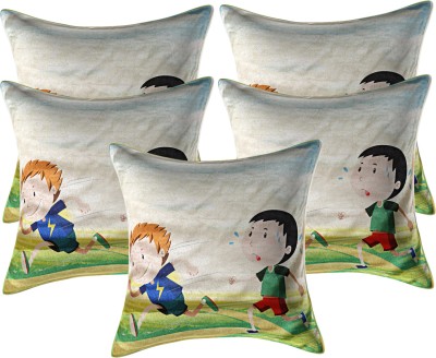 KUBER INDUSTRIES Printed Cushions Cover(Pack of 5, 41 cm*41 cm, Multicolor)