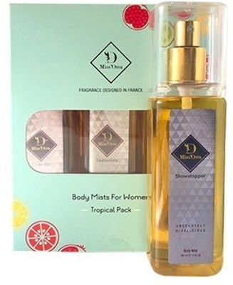 

All Good Scents Miss Diva Body Mist Combo for Women - 3 x 150 ML Body Mist - For Women(450 ml, Pack of 3)