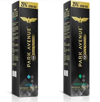 

Park Avenue Icon & Gravitas Deodorant Spray - For Men & Women(240 ml, Pack of 2)