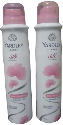 

Yardley London SKIN SENSITIVE Body Spray - For Men & Women(300 ml, Pack of 2)