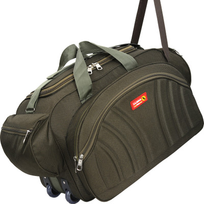 S.K.DAYNA (Expandable) Lightweight & Expandable Travel Duffle Bag For Multipurpose Use Duffel With Wheels (Strolley)