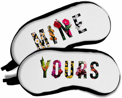 

Paper Plane Design His Her Matching Sleeping Eyemask Cover - Breathable Eye Patch with Complete Light Blocking -7.5 x 3 inch(0 ml)