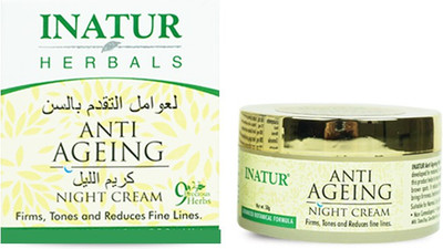

Inatur Anti-Ageing Night Face Cream 50g, Firms, Tones & Reduces Fine Lines(50 g)