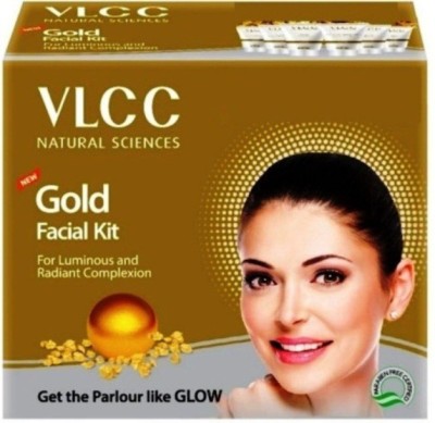 VLCC Gold for Bright & Radiant complexion Facial Kit PACK OF 2(2 x 30 g)