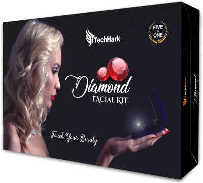 

Techhark Professional feel Diamond Facial Kit, Best In-stat Glow Facial Kit Ever in INDIA (Set OF 5) 250 g